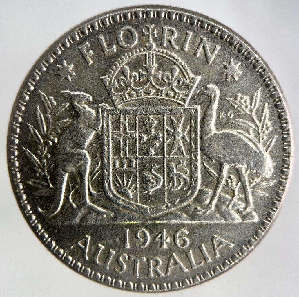 1946 Australia Florin Silver Coin | Collectable Grade