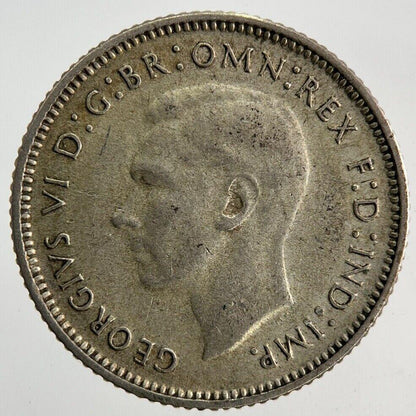 1946 Australia Sixpence Silver Coin | Fine Collectable Grade