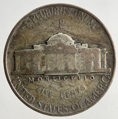 1945 US USA Jefferson Silver War Nickel 5 Cents Coin | Collectable Grade