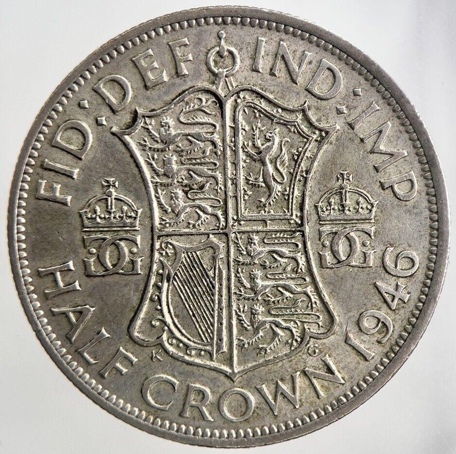1946 George VI Half-Crown Silver Coin | Fine Collectable Grade | a5559