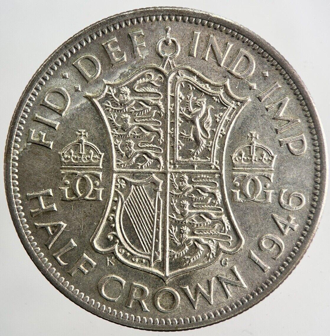 1946 George VI Half-Crown Silver Coin | Very High Grade