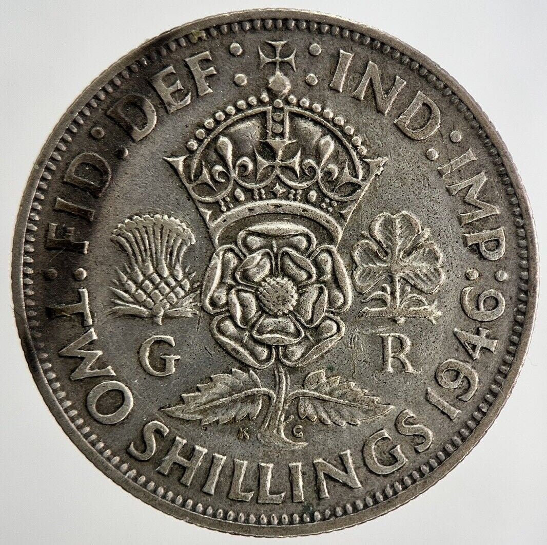 1946 George VI Florin Silver Coin | Fine Collectable Grade