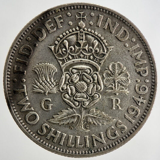 1946 George VI Florin Silver Coin | Fine Collectable Grade