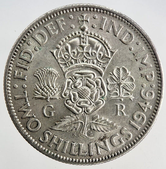 1946 George VI Florin Silver Coin | Very High Grade