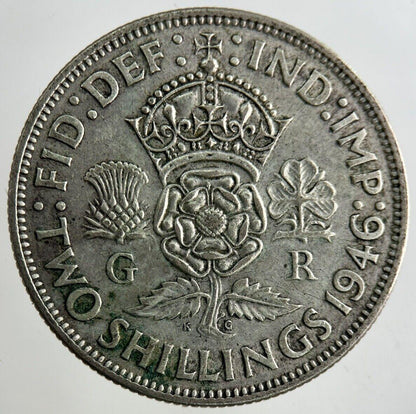 1946 George VI Florin Silver Coin | Fine Collectable Grade