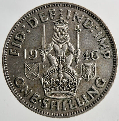 1946 George VI One Shilling Silver Coin | Very High Grade
