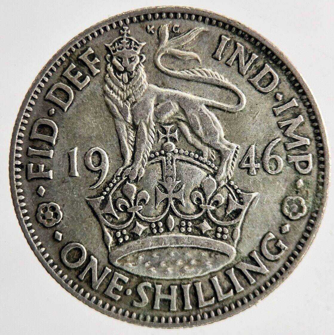 1946 George VI One Shilling Silver Coin | Fine Collectable Grade