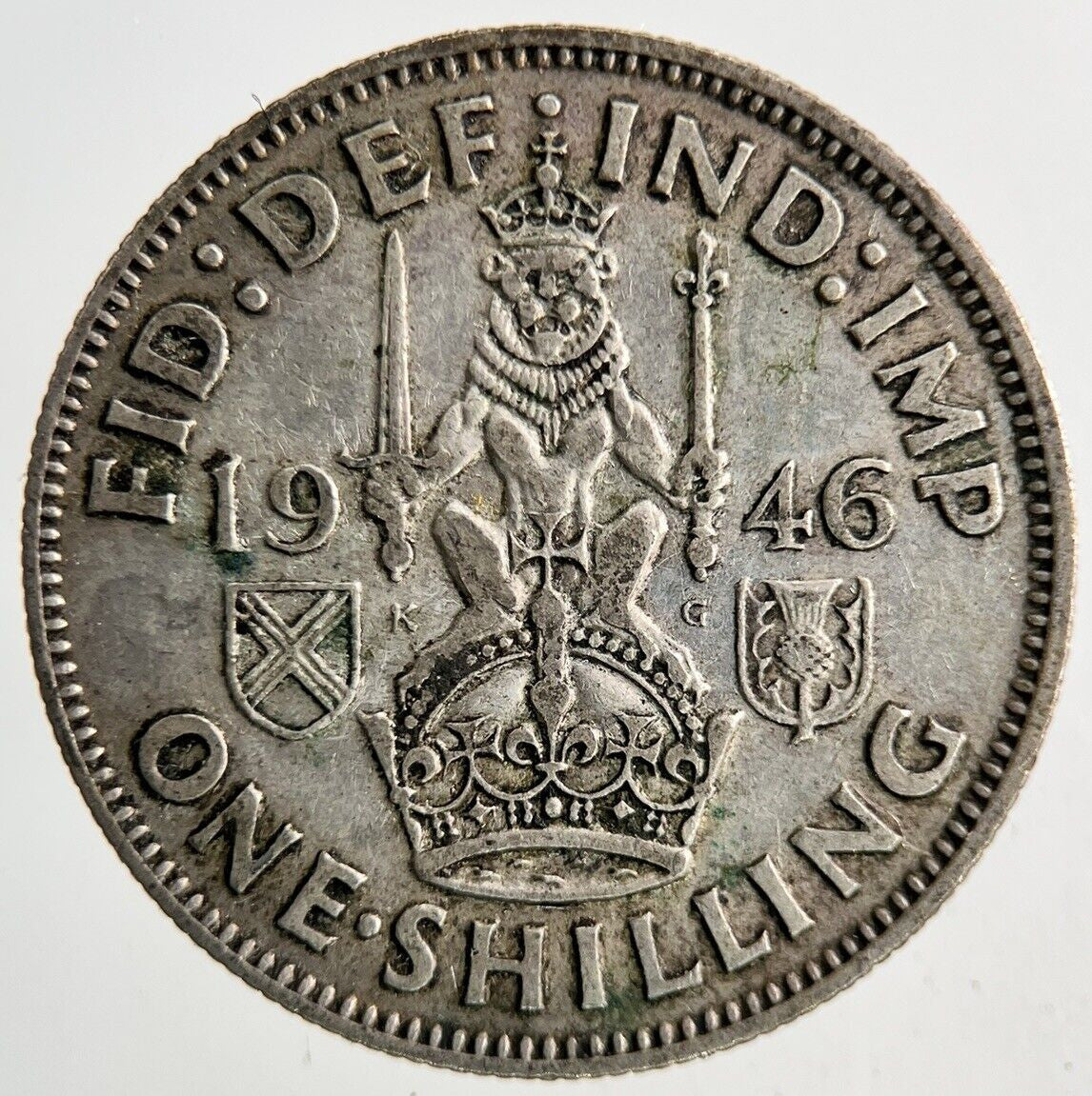 1946 George VI One Shilling Silver Coin | Fine Collectable Grade