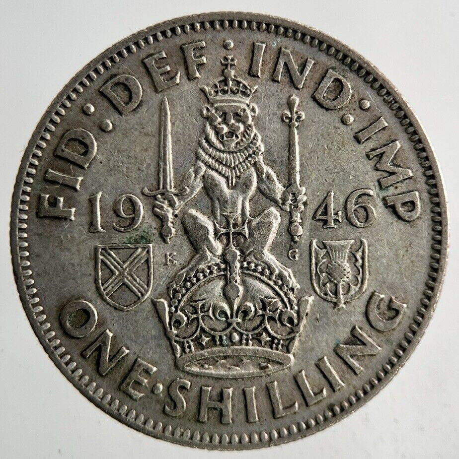 1946 George VI One Shilling Silver Coin | Fine Collectable Grade