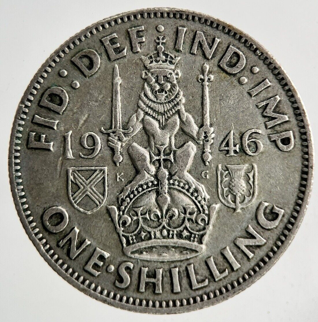 1946 George VI One Shilling Silver Coin | Fine Collectable Grade