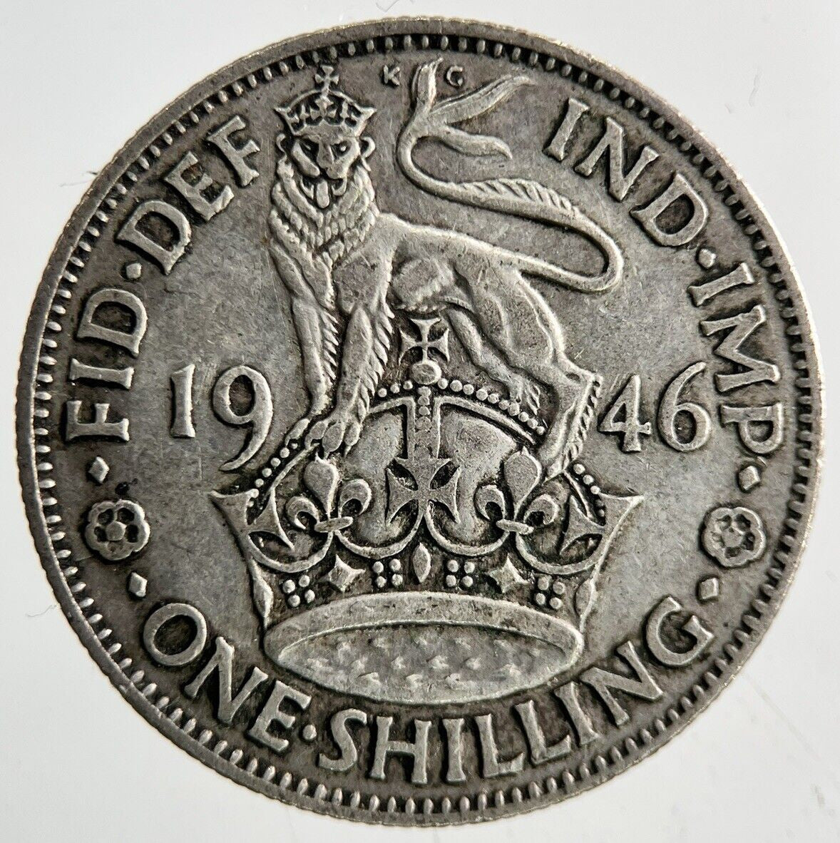 1946 George VI One Shilling Silver Coin | Fine Collectable Grade