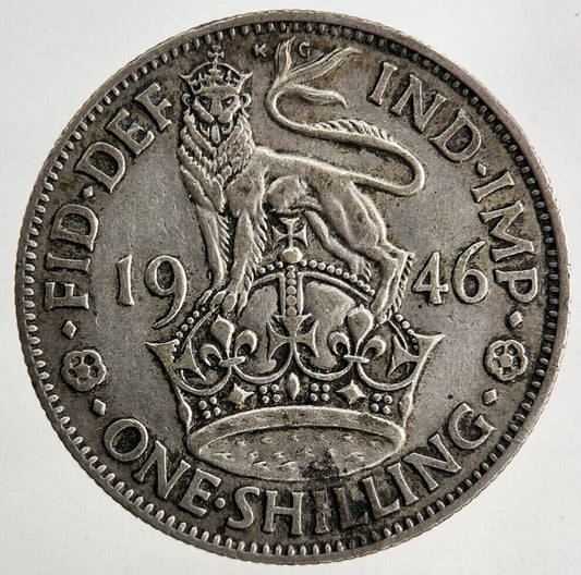 1946 George VI Shilling Silver Coin | Fine Collectable Grade