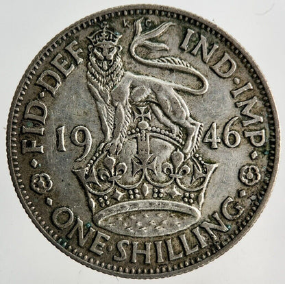 1946 George VI Shilling Silver Coin | Fine Collectable Grade