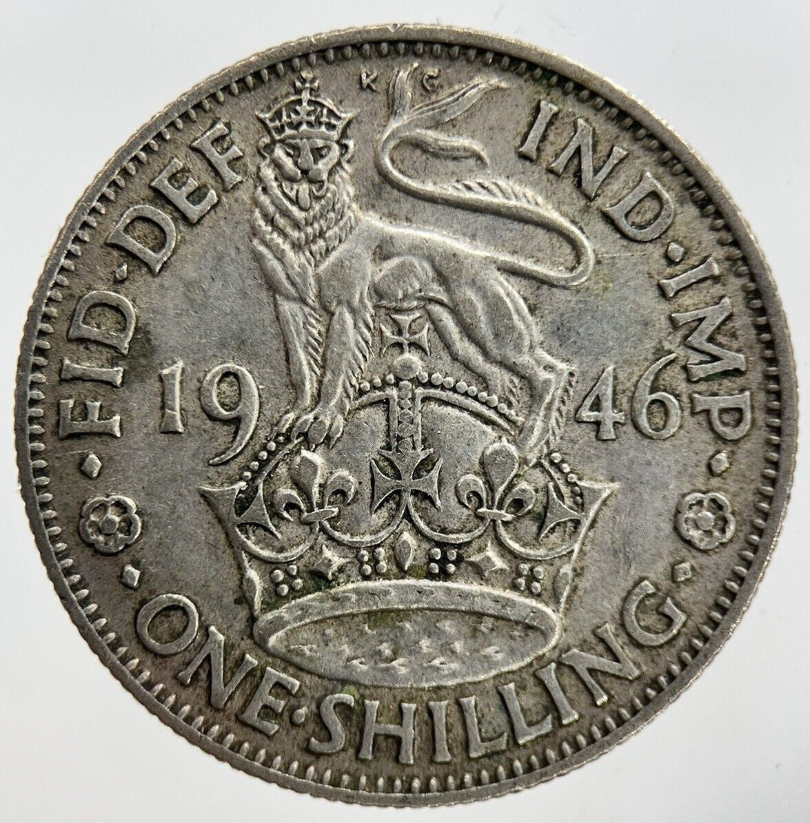 1946 George VI Shilling Silver Coin | Fine Collectable Grade