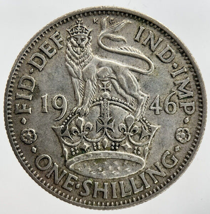 1946 George VI Shilling Silver Coin | Fine Collectable Grade