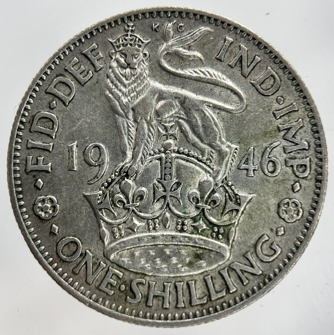 1946 George VI Shilling Silver Coin | Fine Collectable Grade