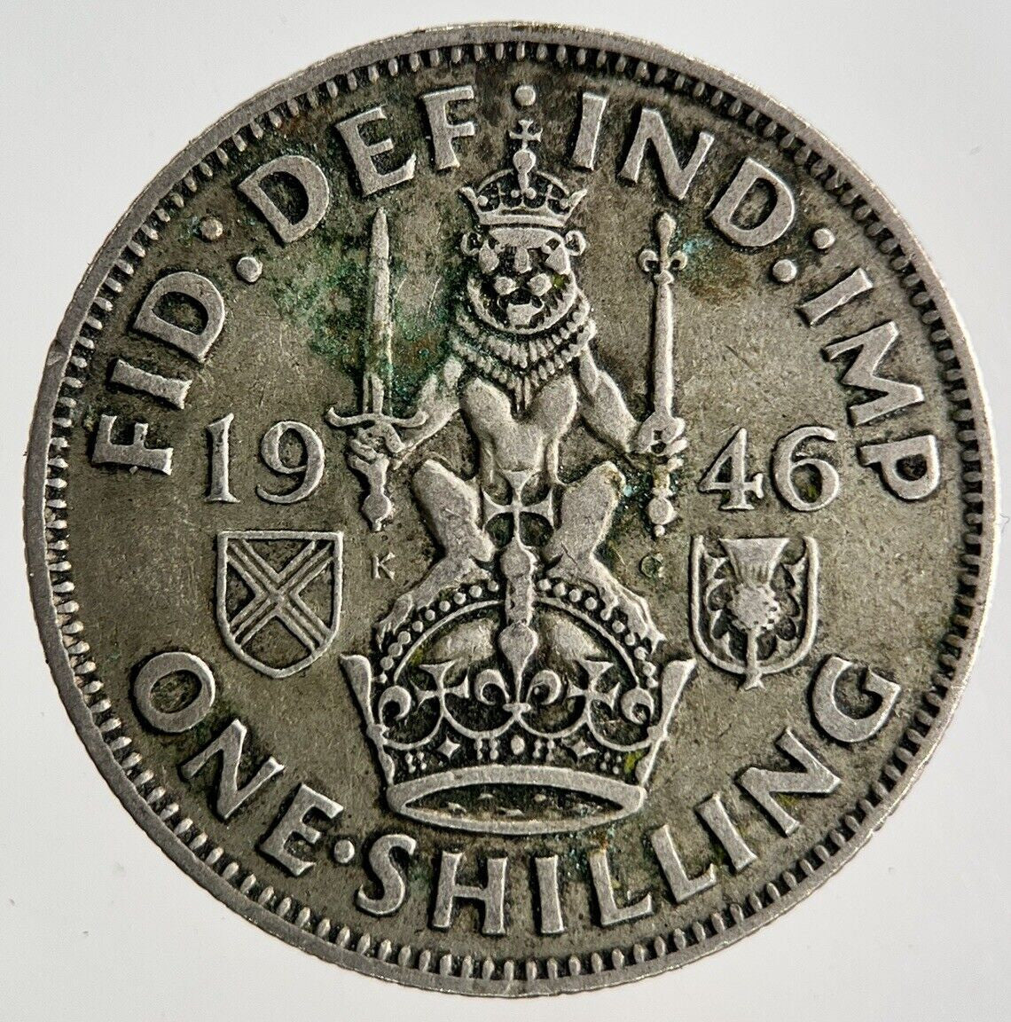 1946 George VI Shilling Silver Coin | Fine Collectable Grade