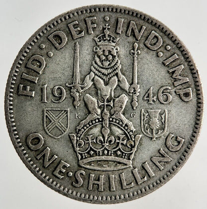 1946 George VI Shilling Silver Coin | Fine Collectable Grade
