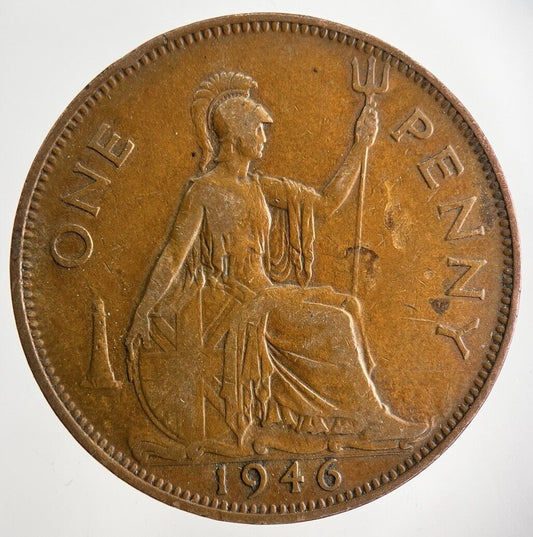 1946 George VI One Penny Coin | Fine Collectable Grade