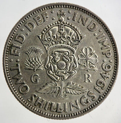 1946 George VI One Florin Silver Coin | Fine Collectable Grade