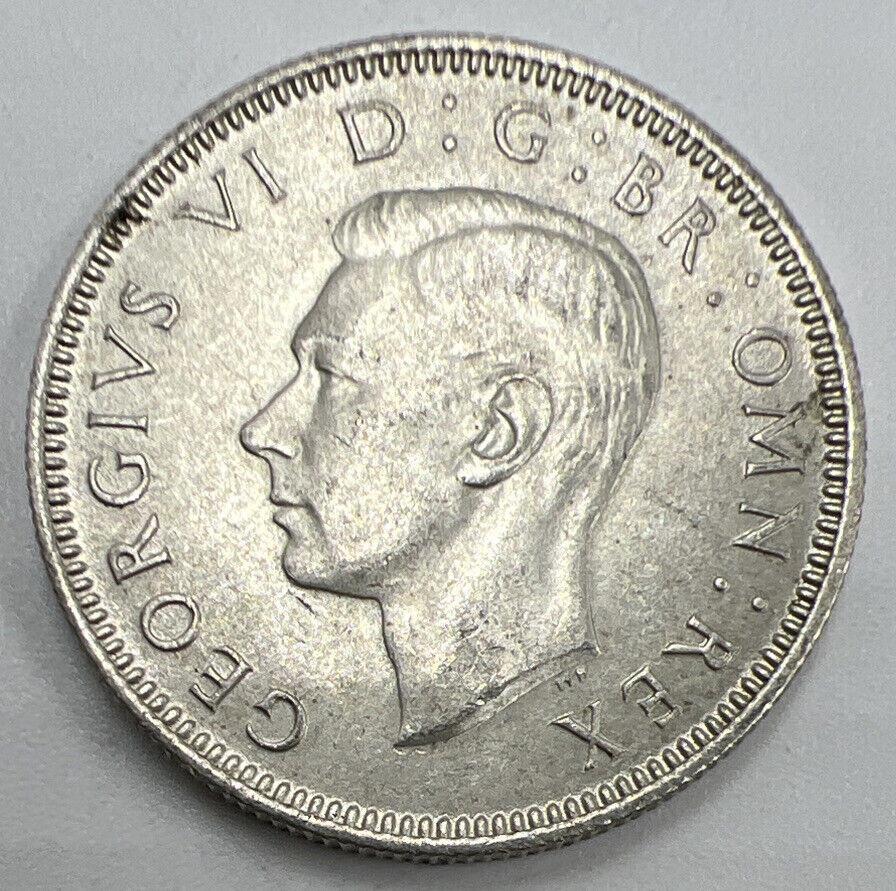1946 George VI Scottish Shilling | British Silver Coin | Very High Grade | a1229