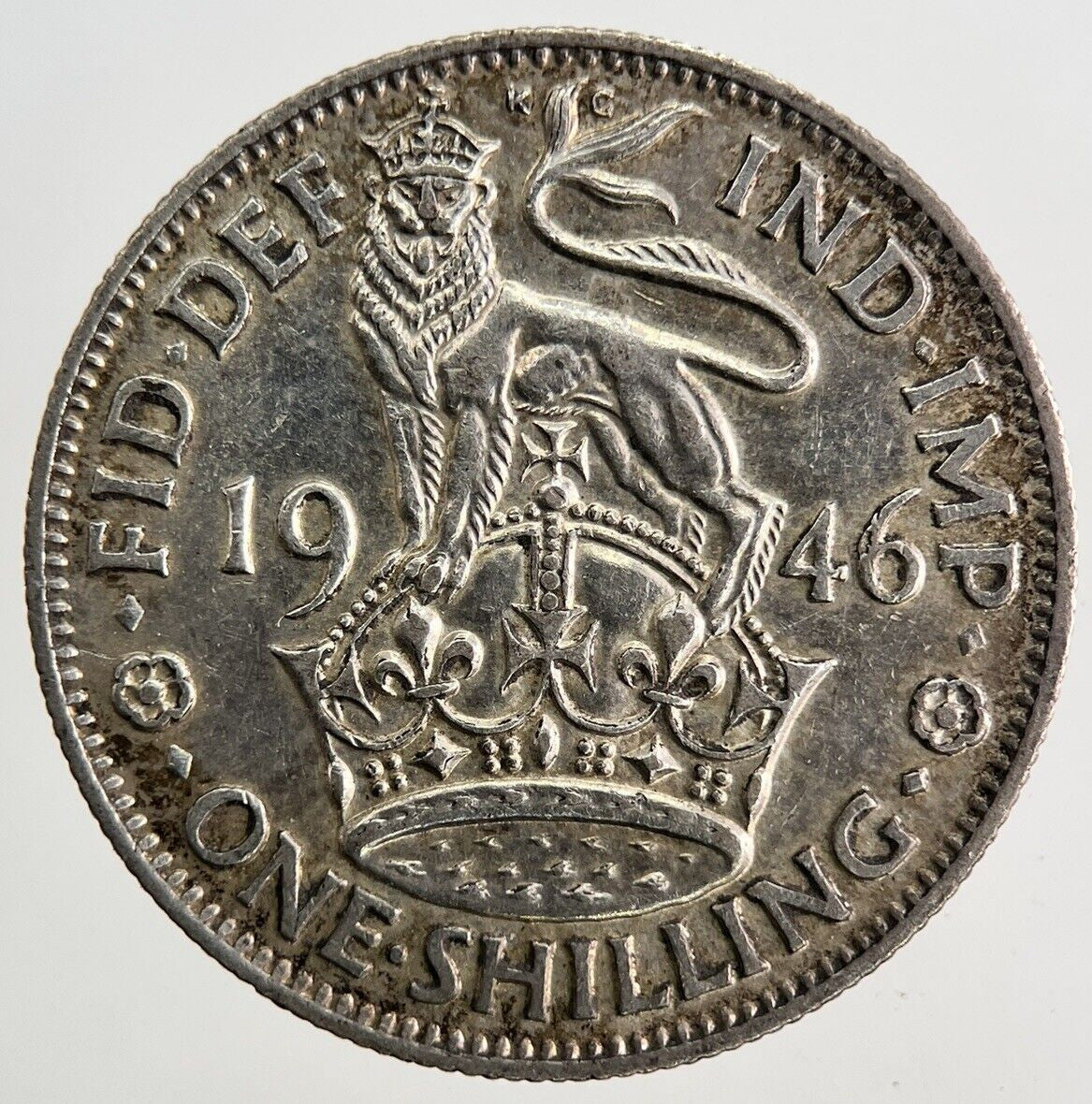 1946 George VI One Shilling Silver Coin | Very High Grade