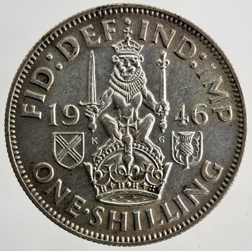 1946 George VI One Shilling Silver Coin | Very High Grade
