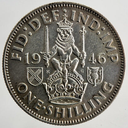 1946 George VI One Shilling Silver Coin | Very High Grade