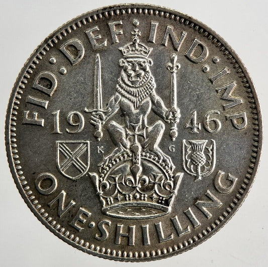 1946 George VI One Shilling Silver Coin | Very High Grade