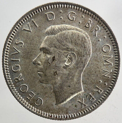 1946 George VI One Shilling Silver Coin | Very Fine Grade