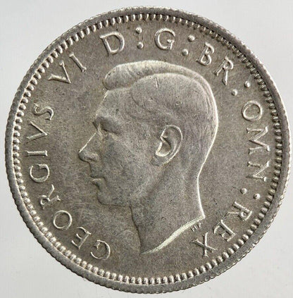 1946 George VI Sixpence Silver Coin | Very High Grade