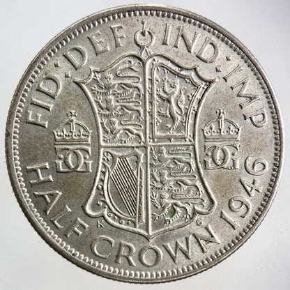 1946 George VI Silver Half-Crown Coin | Fine Collectable Grade
