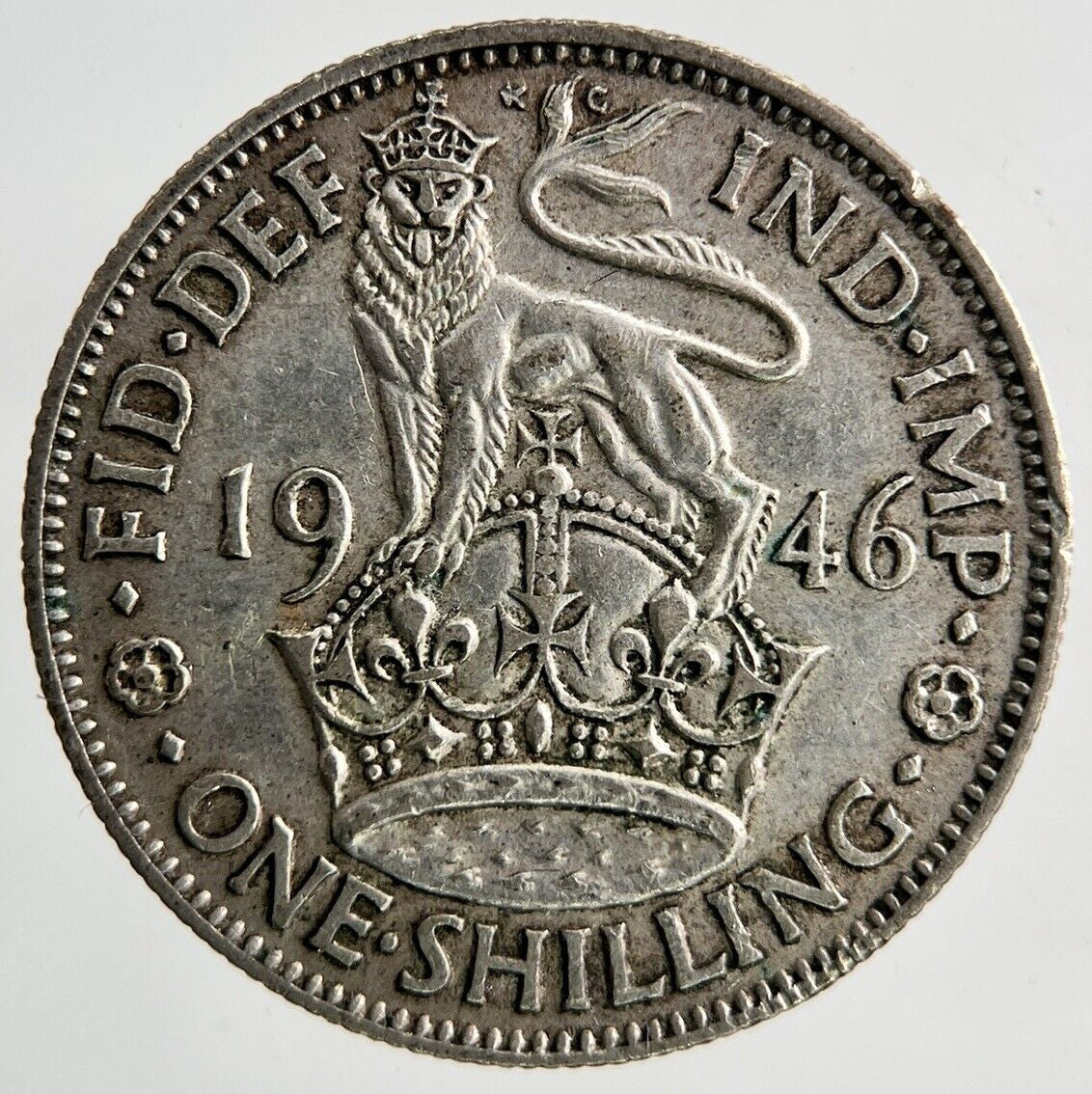 1946 George VI Shilling Silver Coin | Very High Grade