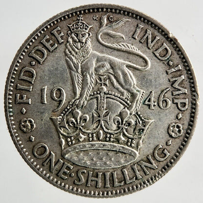 1946 George VI Shilling Silver Coin | Very High Grade