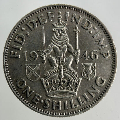 1946 George VI Shilling Silver Coin | Fine Collectable Grade