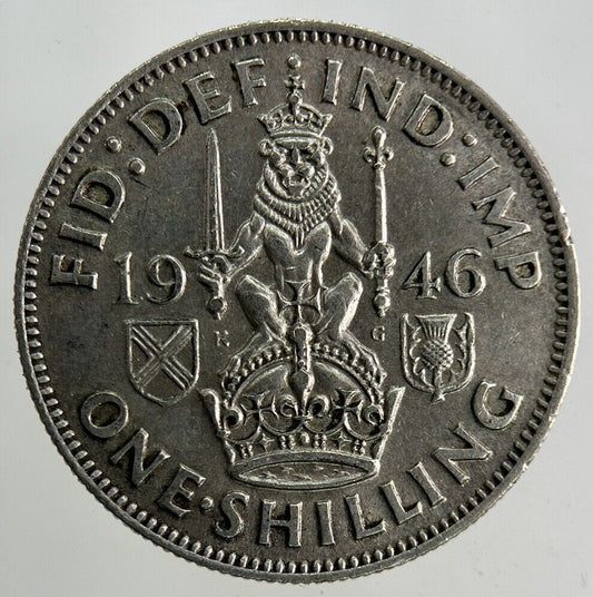 1946 George VI Shilling Silver Coin | Fine Collectable Grade