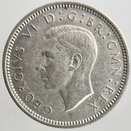 1946 George VI Sixpence Silver Coin | Very High Grade