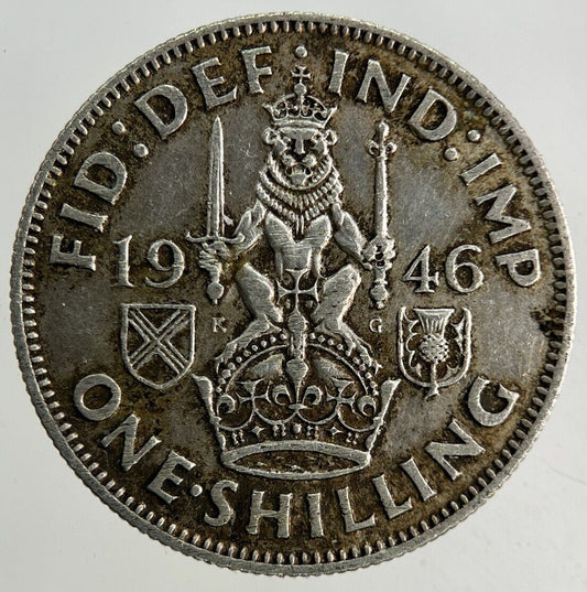 1946 George VI Shilling Silver Coin | Fine Collectable Grade