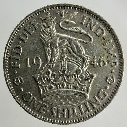 1946 George VI Shilling Silver Coin | Fine Collectable Grade