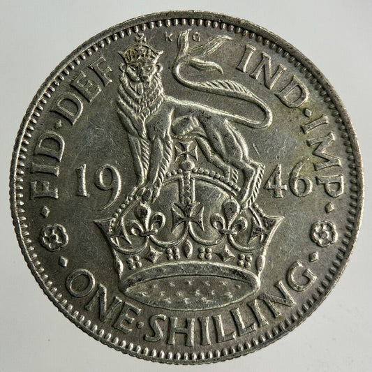 1946 George VI Shilling Silver Coin | Fine Collectable Grade