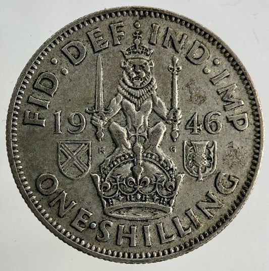 1946 George VI Shilling Silver Coin | Fine Collectable Grade