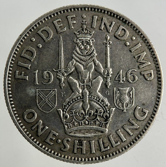 1946 George VI Shilling Silver Coin | Fine Collectable Grade