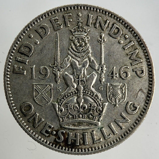 1946 George VI Shilling Silver Coin | Fine Collectable Grade