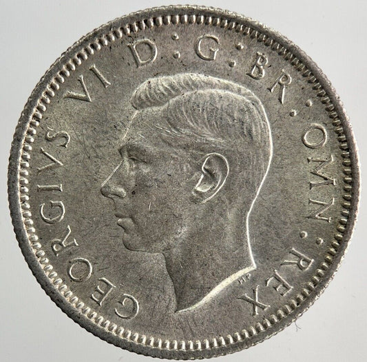 1946 George VI Sixpence Silver Coin | Very High Grade