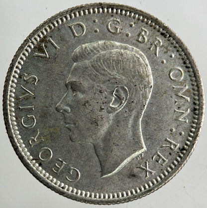1946 George VI Sixpence Silver Coin | Very High Grade