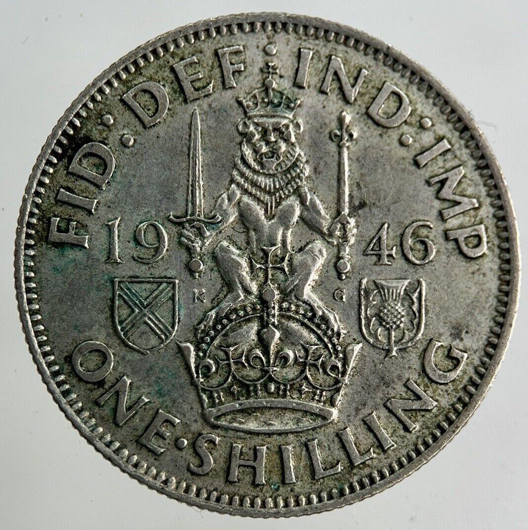 1946 George VI Shilling Silver Coin | Very High Grade