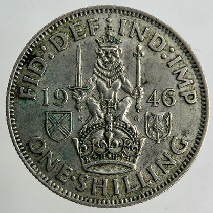 1946 George VI Shilling Silver Coin | Very High Grade