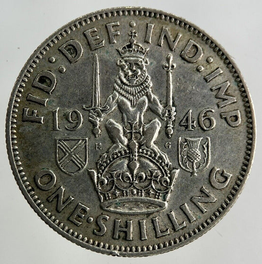 1946 George VI Shilling Silver Coin | Very High Grade