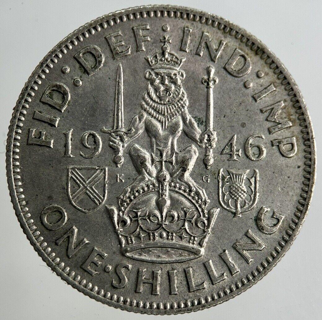1946 George VI Shilling Silver Coin | Very High Grade
