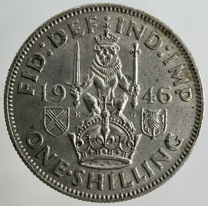 1946 George VI Shilling Silver Coin | Very High Grade